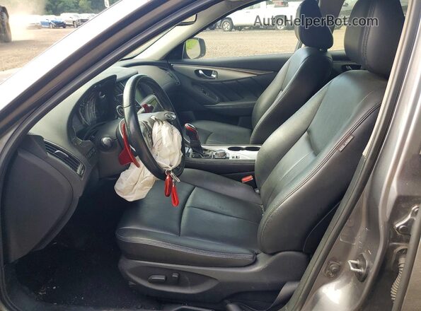 JN1EV7AP8LM207022 2020 INFINITI Q50 Серый Вид салона спереди