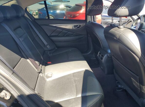JN1EV7AP8LM208655 2020 INFINITI Q50 Black Vista de los asientos traseros