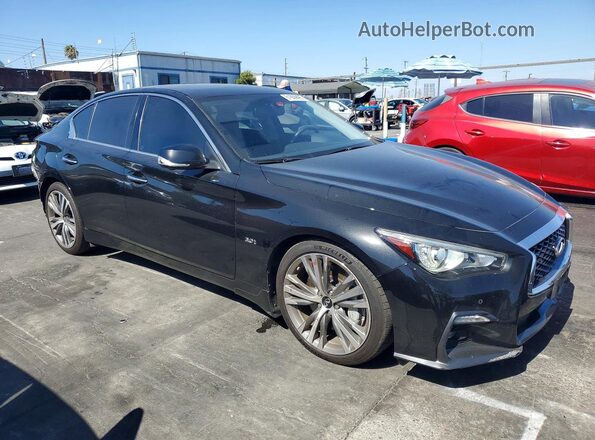 JN1EV7AP8LM208655 2020 INFINITI Q50 Black Delantero derecho