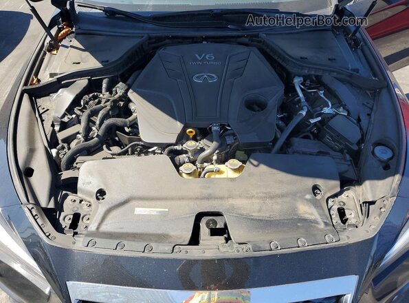 JN1EV7AP8LM208655 2020 INFINITI Q50 Black Vista interior trasera