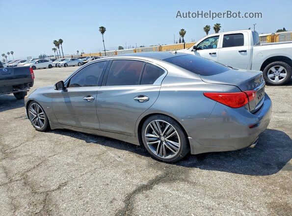 JN1EV7AP9HM730010 2017 INFINITI Q50 Gray Trasero izquierdo