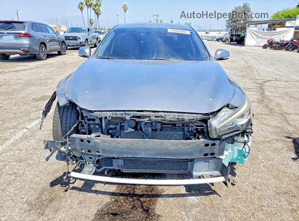 JN1EV7AP9HM730010 2017 INFINITI Q50 Gray Vista frontal