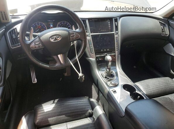 JN1EV7AP9HM730010 2017 INFINITI Q50 Gray Vista del salpicadero