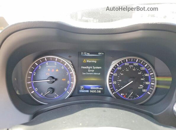 JN1EV7AP9HM730010 2017 INFINITI Q50 Gray Vista del cuadro de instrumentos