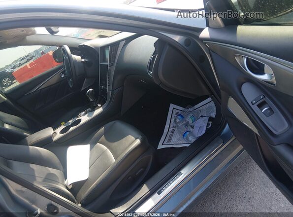 JN1EV7AP9HM737023 2017 INFINITI Q50 Синий Вид салона спереди