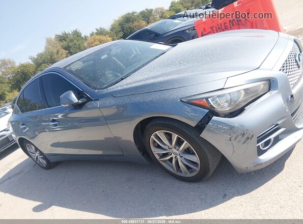 JN1EV7AP9HM737023 2017 INFINITI Q50 Синий Вид задней части салона