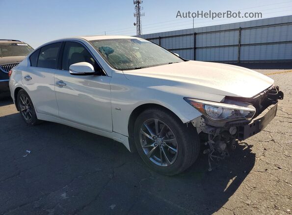 JN1EV7AP9HM741363 2017 INFINITI Q50 Белый Передняя правая четверть
