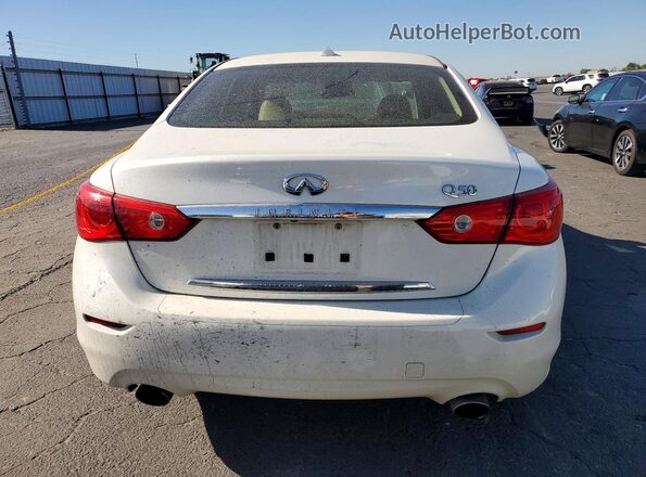 JN1EV7AP9HM741363 2017 INFINITI Q50 Белый Вид сзади