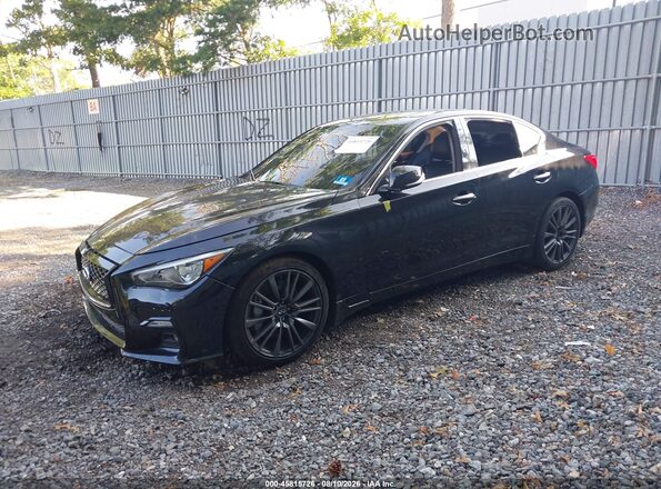 JN1EV7AP9HM741783 2017 INFINITI Q50 Черный Передняя левая четверть