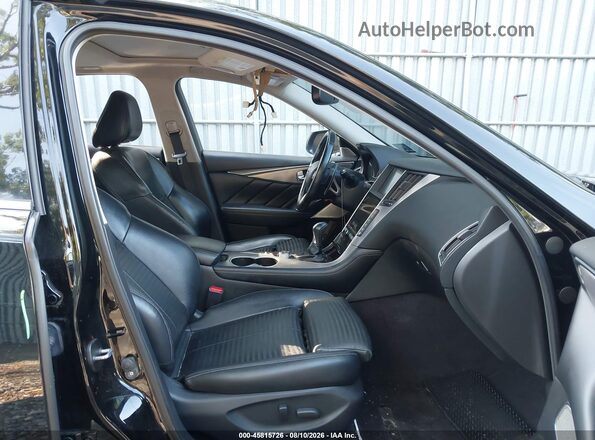 JN1EV7AP9HM741783 2017 INFINITI Q50 Черный Вид салона спереди