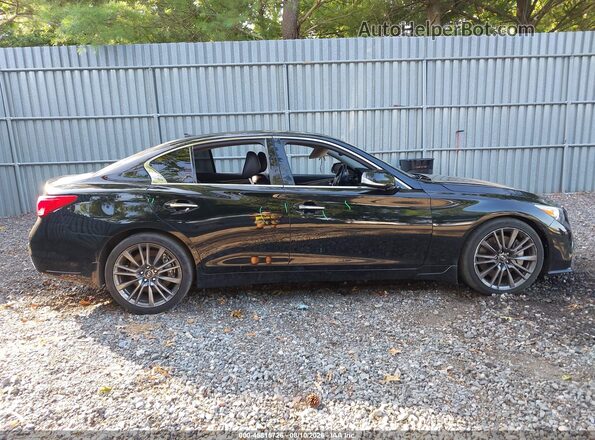 JN1EV7AP9HM741783 2017 INFINITI Q50 Черный Вид задней части салона