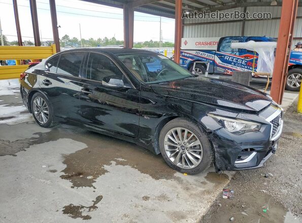JN1EV7AP9JM358335 2018 INFINITI Q50 Black წინა მარჯვენა