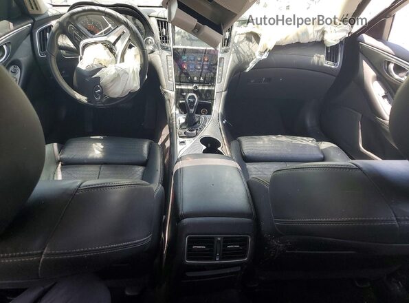 JN1EV7AP9JM358755 2018 INFINITI Q50 Черный Вид панели приборов