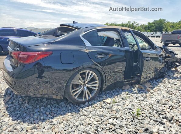 JN1EV7AP9JM358755 2018 INFINITI Q50 Черный Задняя правая четверть