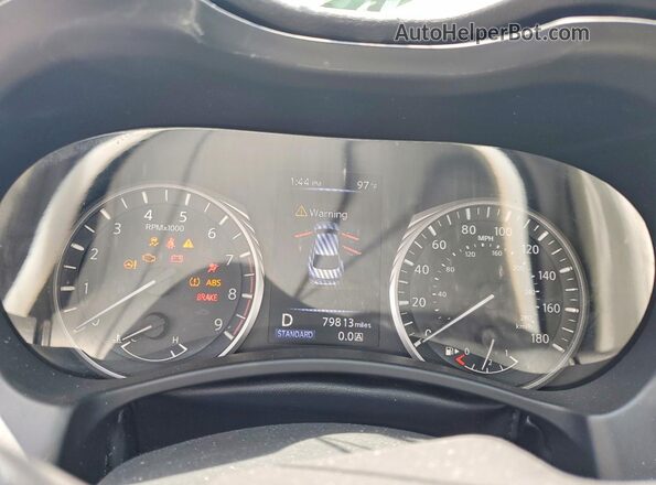 JN1EV7AP9JM358755 2018 INFINITI Q50 Черный Вид щитка приборов