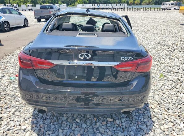 JN1EV7AP9JM358755 2018 INFINITI Q50 Черный Вид сзади
