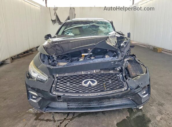 JN1EV7AP9JM359436 2018 INFINITI Q50 Black Vista frontal
