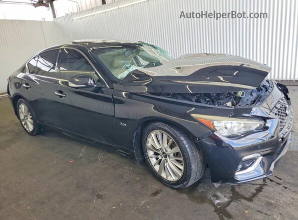 JN1EV7AP9JM359436 2018 INFINITI Q50 Black Delantero derecho