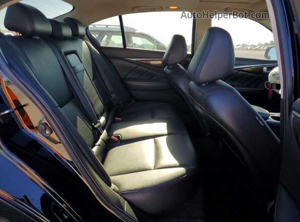 JN1EV7AP9KM518831 2019 INFINITI Q50 Black Vista de los asientos traseros