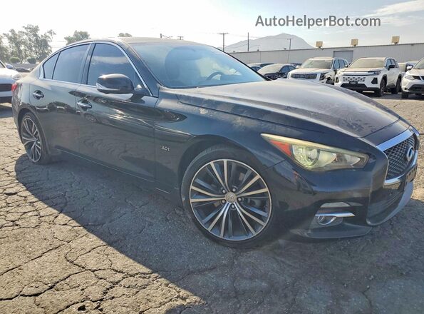 JN1EV7APXHM733031 2017 INFINITI Q50 Черный Передняя правая четверть