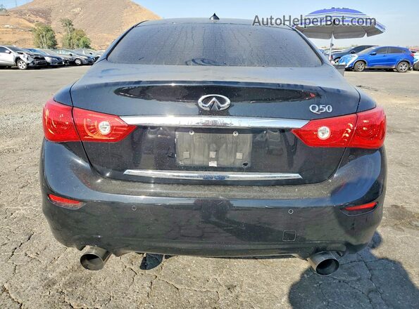 JN1EV7APXHM733031 2017 INFINITI Q50 Черный Вид сзади