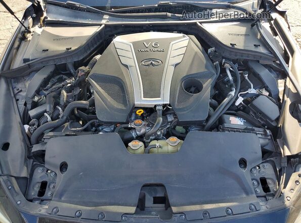 JN1EV7APXHM733031 2017 INFINITI Q50 Черный Вид задней части салона