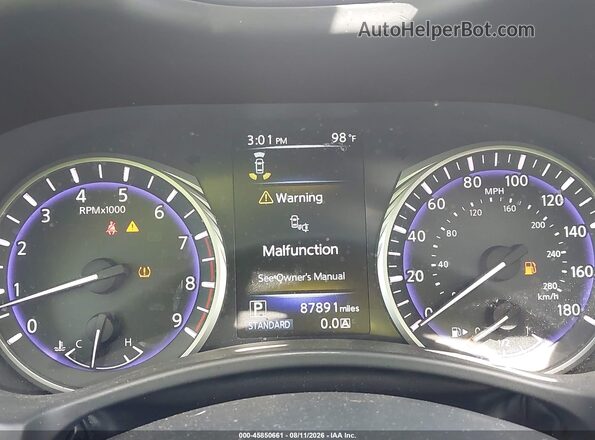 JN1EV7APXHM736706 2017 INFINITI Q50 Бирюзовый Вид задних сидений