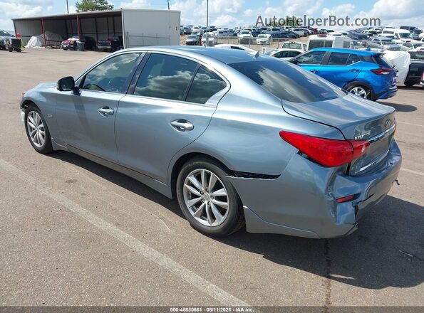JN1EV7APXHM736706 2017 INFINITI Q50 Бирюзовый Задняя левая четверть
