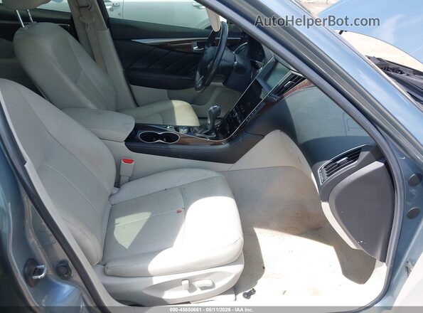 JN1EV7APXHM736706 2017 INFINITI Q50 Бирюзовый Вид салона спереди
