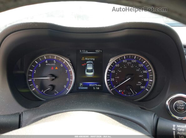 JN1EV7APXHM743266 2017 INFINITI Q50 White Հետևի նստատեղերի տեսք