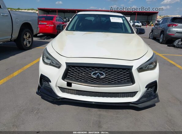 JN1EV7APXHM743266 2017 INFINITI Q50 White Դիմացի տեսք