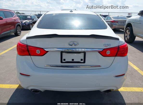 JN1EV7APXHM743266 2017 INFINITI Q50 White 