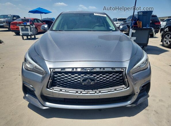 JN1EV7APXJM355394 2018 INFINITI Q50 Silver Դիմացի տեսք