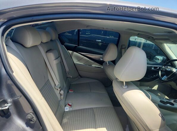 JN1EV7APXJM355394 2018 INFINITI Q50 Silver Հետևի նստատեղերի տեսք