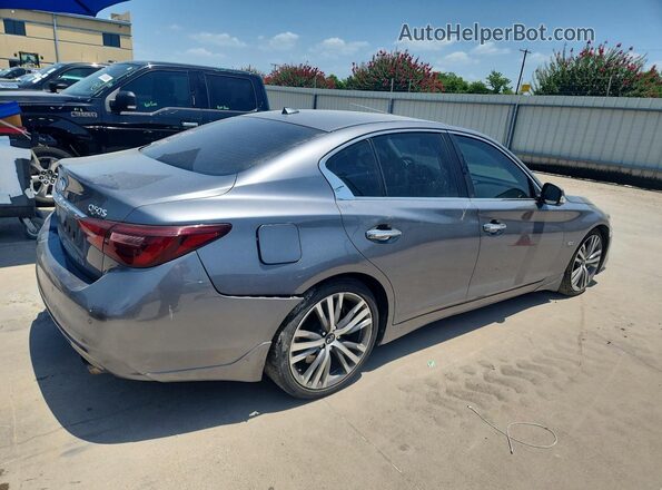 JN1EV7APXJM355394 2018 INFINITI Q50 Silver Հետևի աջ