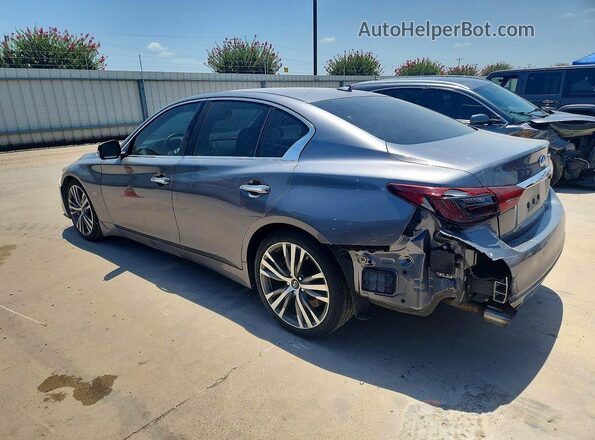 JN1EV7APXJM355394 2018 INFINITI Q50 Silver Հետևի ձախ