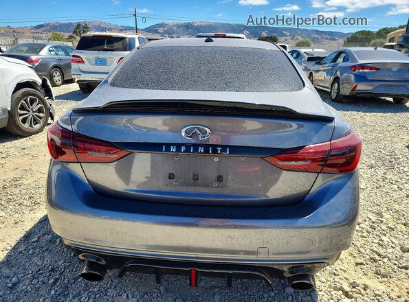 JN1EV7APXJM356478 2018 INFINITI Q50 Gray Widok z tyłu