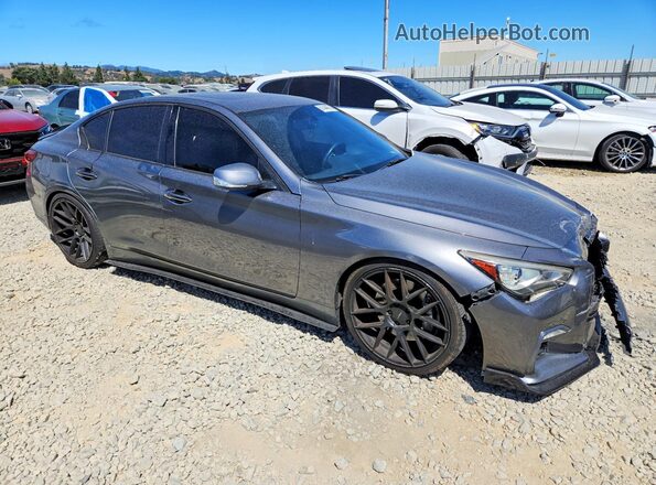 JN1EV7APXJM356478 2018 INFINITI Q50 Gray Przód prawy