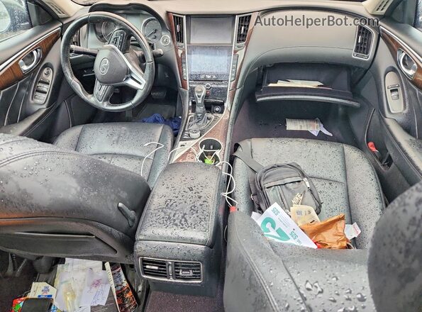 JN1EV7APXJM361258 2018 INFINITI Q50 Black Dashboard view