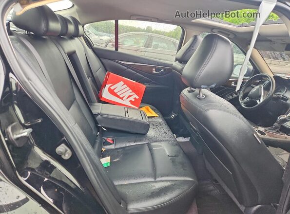 JN1EV7APXJM361258 2018 INFINITI Q50 Black Rear seats view