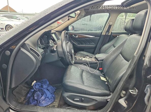 JN1EV7APXJM361258 2018 INFINITI Q50 Black Front interior view