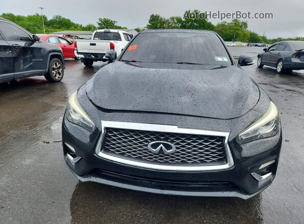 JN1EV7APXJM361258 2018 INFINITI Q50 Black Front view