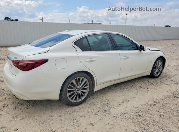JN1EV7APXJM361762 2018 INFINITI Q50 White Задня права чверть