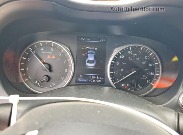 JN1EV7APXJM361762 2018 INFINITI Q50 White Вид щитка приладів