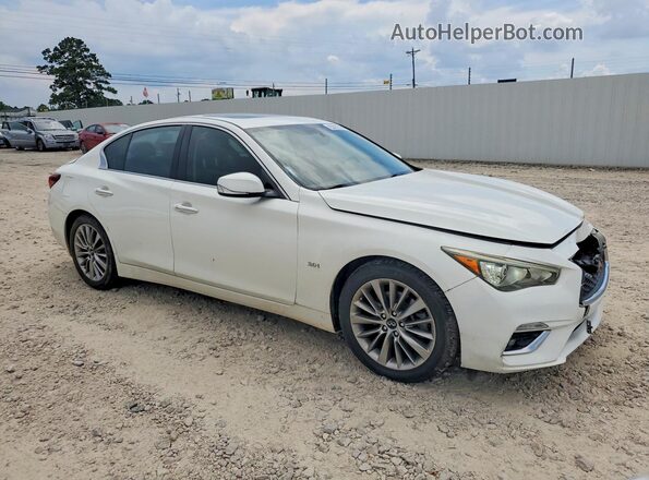 JN1EV7APXJM361762 2018 INFINITI Q50 White Передня права чверть