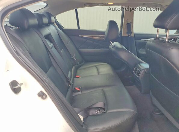 JN1EV7APXJM361762 2018 INFINITI Q50 White Вид задніх сидінь