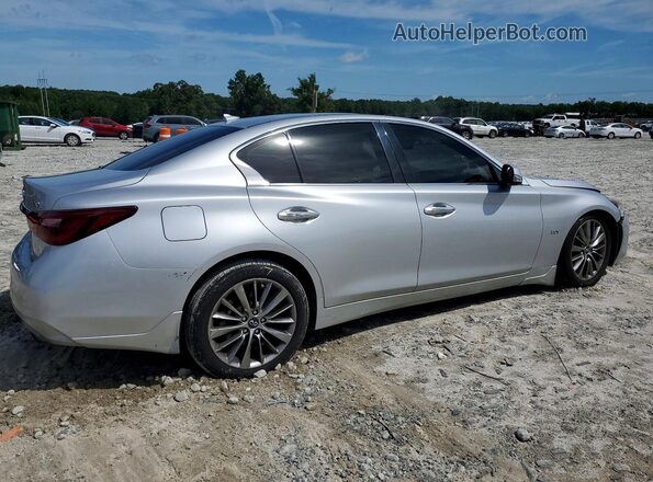 JN1EV7APXJM365634 2018 INFINITI Q50 Серебряный Задняя правая четверть