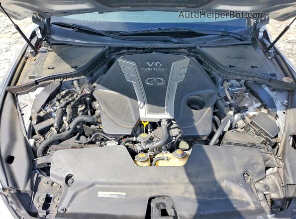 JN1EV7APXJM365634 2018 INFINITI Q50 Серебряный Вид задней части салона
