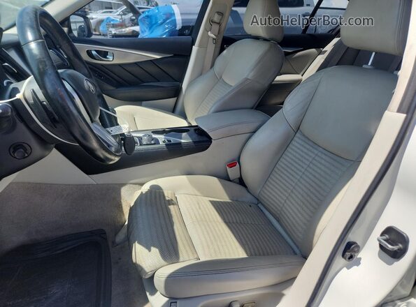 JN1EV7APXKM510642 2019 INFINITI Q50 White Vista interior delantera