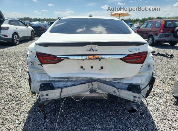 JN1EV7APXKM510642 2019 INFINITI Q50 White Vista trasera